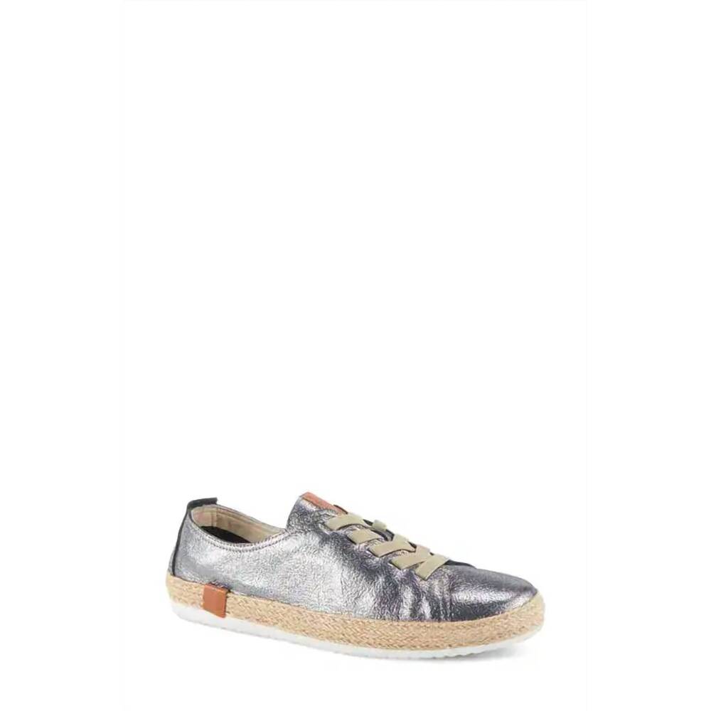 NEW SPRING STEP SHOES women's eloya espadrille sneaker in blue metallic